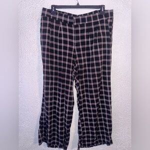 Torrid studio wide leg back buckle pants